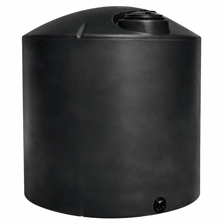 Norwesco 5000 Gallon Black Vertical Storage Tank