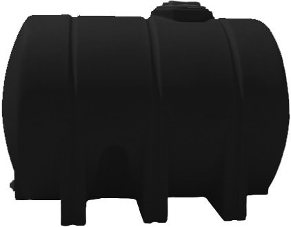 Norwesco 1325 Gallon Black Horizontal Leg Tank