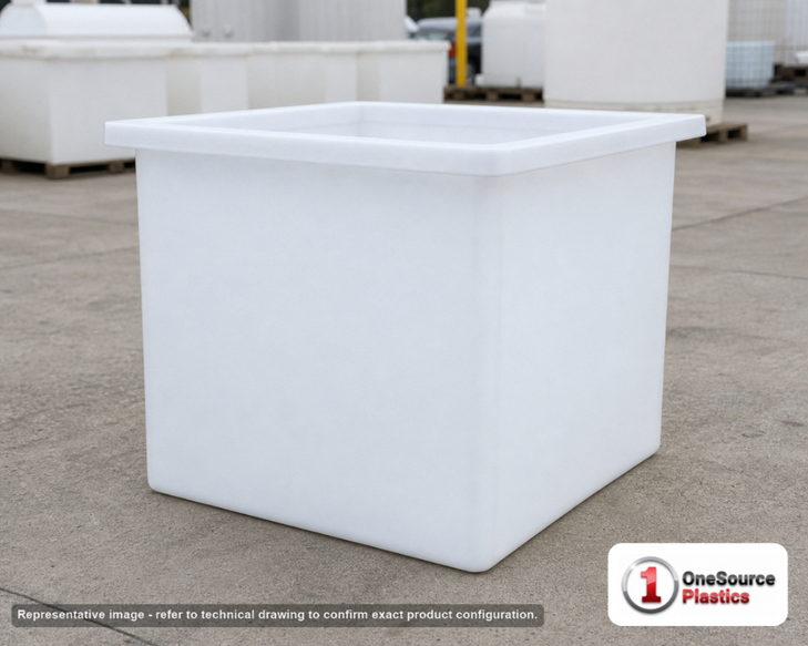 Chem-Tainer 153 Gallon PE Rectangular Open Top Tank. . Manufacturer part number TC-R363630A. Sold by OneSource Plastics (https://www.onesourceplastics.com).