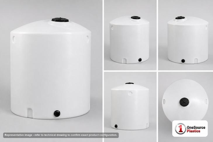 Chem-Tainer 3000 Gallon HD Vertical Storage Tank