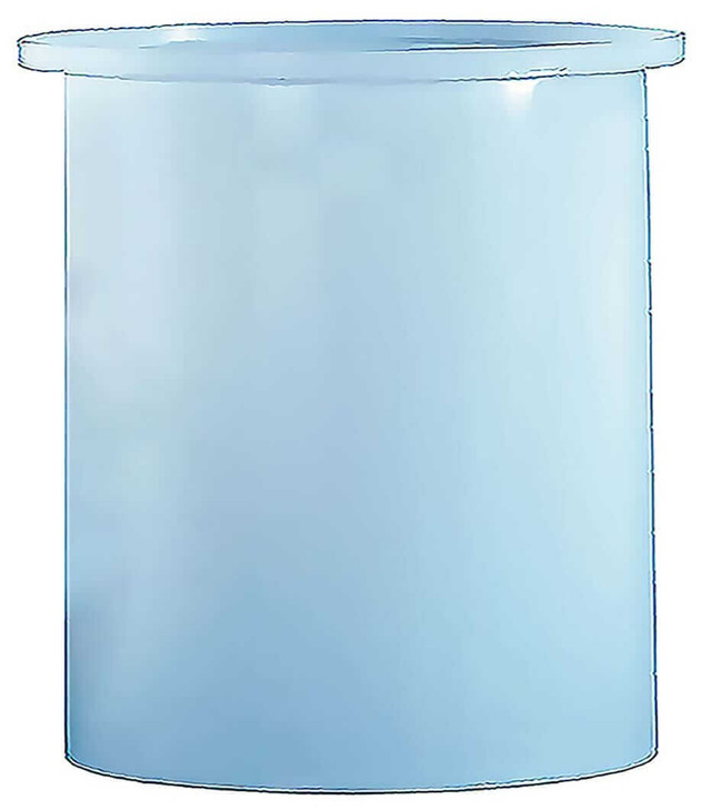 Chem-Tainer 500 Gallon PP Cylindrical Open Top Tank
