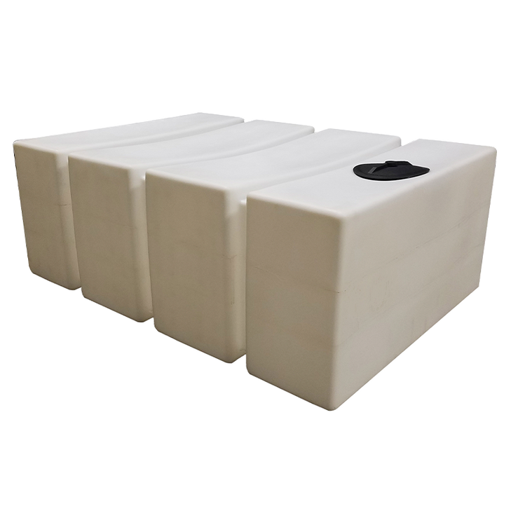 Bushman 700 Gallon Rectangle Water Storage Tank in Black