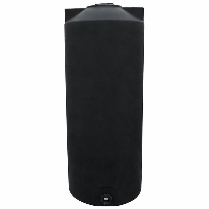 Norwesco 200 Gallon Black Vertical Storage Tank