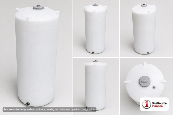 Norwesco 140 Gallon HD Vertical Storage Tank