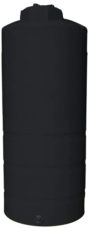 LOCKED - Norwesco 1005 Gallon Black Heavy Duty Vertical Storage Tank