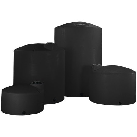 Norwesco 4995 Gallon Black Heavy Duty Vertical Storage Tank