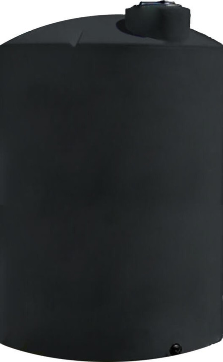 Norwesco 3600 Gallon Black Vertical Storage Tank
