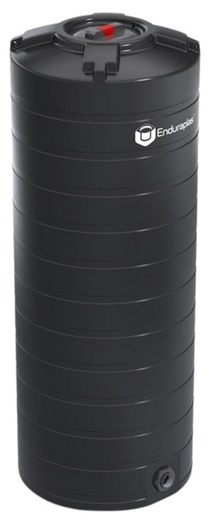 Enduraplas 200 Gallon Black Vertical Water Storage Tank