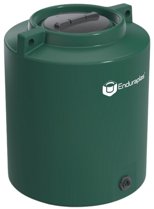 Enduraplas 210 Gallon Dark Green Vertical Water Storage Tank