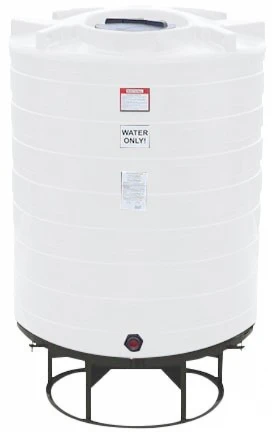 Enduraplas 870 Gallon White Cone Bottom Tank with Stand