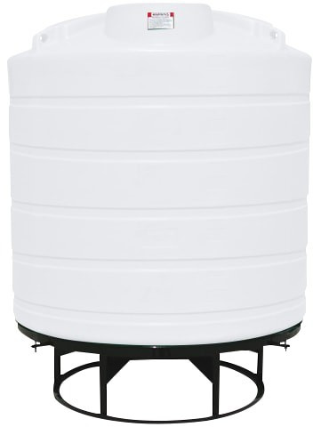Enduraplas 2000 Gallon White Cone Bottom Tank