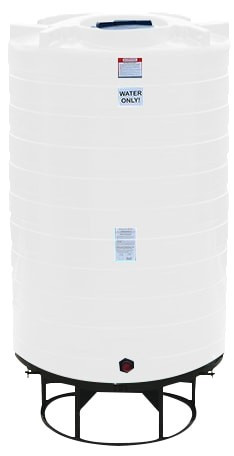 Enduraplas 1100 Gallon White Cone Bottom Tank