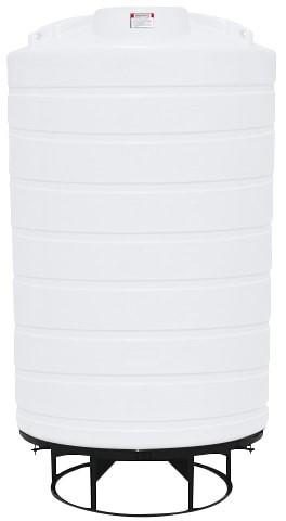 Enduraplas 3000 Gallon White Cone Bottom Tank