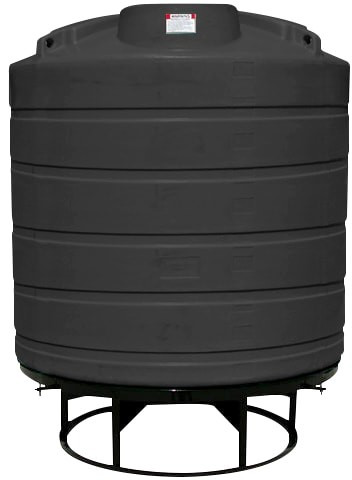 Enduraplas 550 Gallon Black Cone Bottom Tank