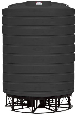 Enduraplas 10000 Gallon Black Cone Bottom Tank