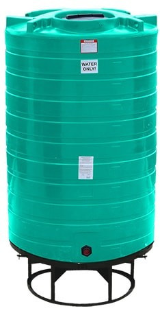 Enduraplas 1100 Gallon Green Cone Bottom Tank