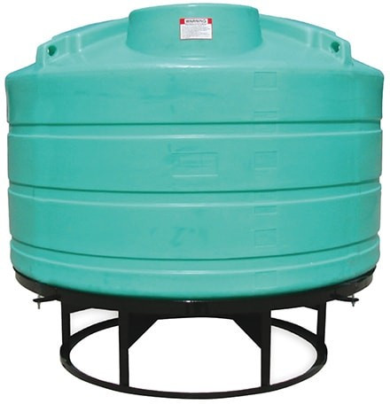 Enduraplas 1200 Gallon Green Cone Bottom Tank with Stand