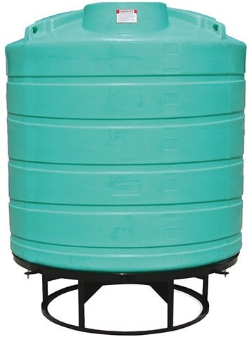 Enduraplas 550 Gallon Green Cone Bottom Tank with Stand