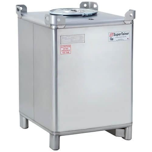 Snyder Industries 446 Gallon 304 Stainless Steel Supertainer IBC Tote Tank