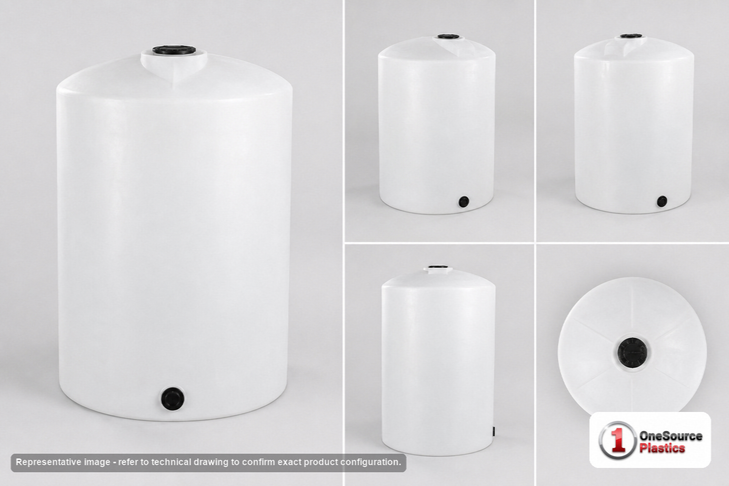Chem-Tainer 550 Gallon Vertical Storage Tank