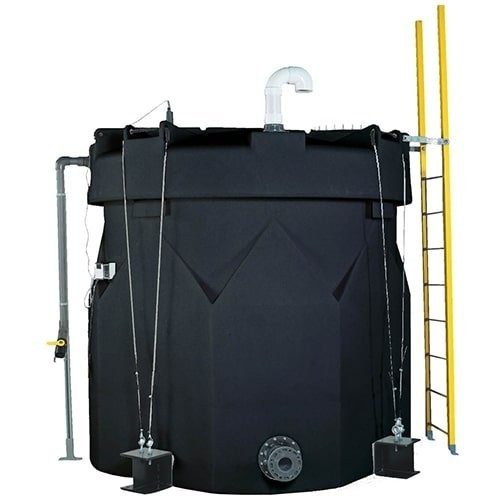 Snyder Industries 3500 Gallon ASTM XLPE Black Captor Double Wall Tank