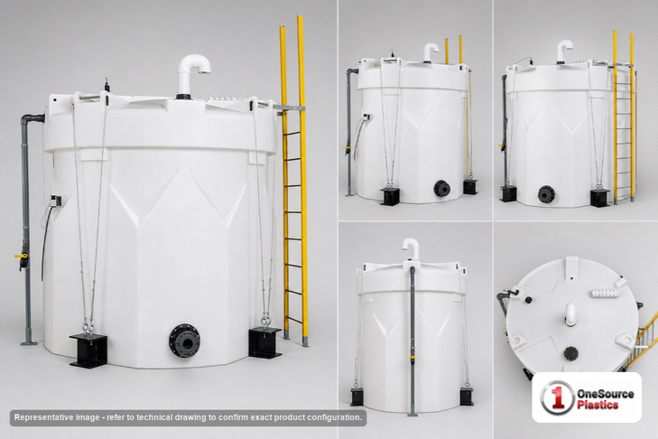 Snyder Industries 4000 Gallon Sulfuric Acid Double Wall Tank