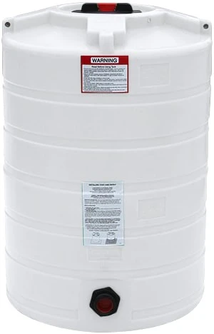Enduraplas 100 Gallon White Vertical Storage Tank