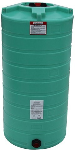 Enduraplas 150 Gallon Green Vertical Storage Tank