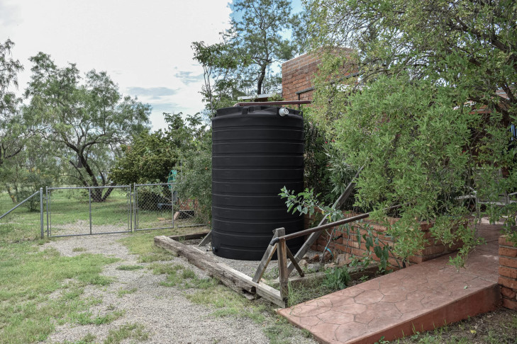 Enduraplas 1400 Gallon Black Vertical Storage Tank