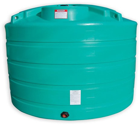 Enduraplas 1350 Gallon Green Vertical Storage Tank