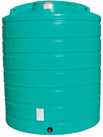 Enduraplas 2100 Gallon Green Vertical Storage Tank