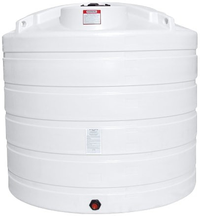 Enduraplas 1550 Gallon White Vertical Storage Tank