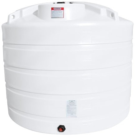 Enduraplas 1650 Gallon White Vertical Storage Tank