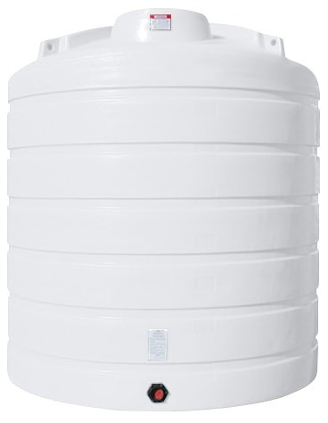 Enduraplas 4000 Gallon White Vertical Storage Tank