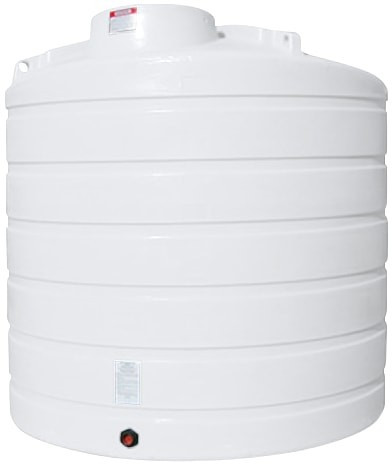Enduraplas 2000 Gallon White Vertical Storage Tank