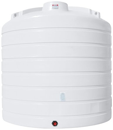 Enduraplas 6250 Gallon White Vertical Storage Tank