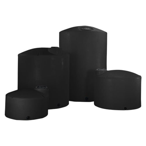 Norwesco 8400 Gallon Black Heavy Duty Vertical Storage Tank
