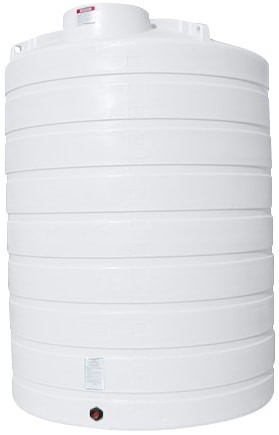 Enduraplas 3000 Gallon White Vertical Storage Tank