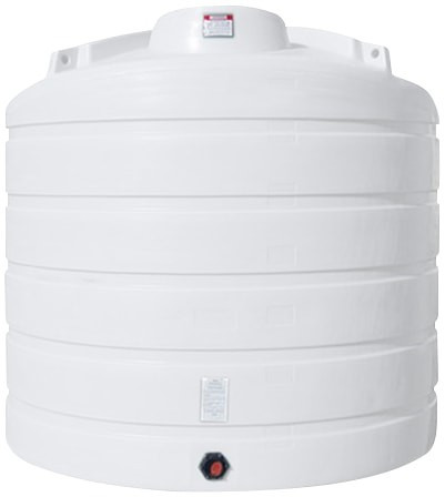 Enduraplas 3200 Gallon White Vertical Storage Tank