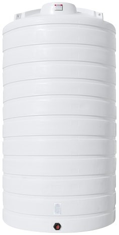 Enduraplas 5200 Gallon White Vertical Storage Tank