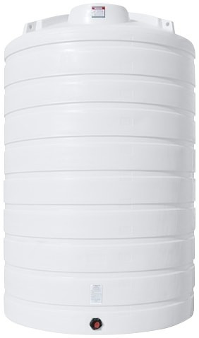 Enduraplas 6000 Gallon White Vertical Storage Tank