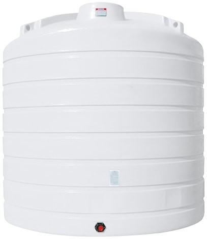 Enduraplas 8000 Gallon White Vertical Storage Tank