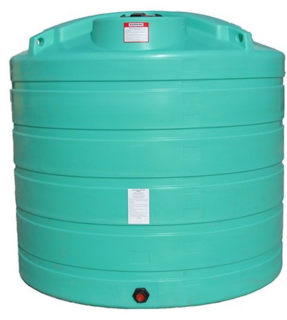 Enduraplas 1550 Gallon Green Vertical Storage Tank