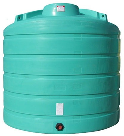 Enduraplas 3200 Gallon Green Vertical Storage Tank