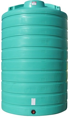 Enduraplas 6000 Gallon Green Vertical Storage Tank