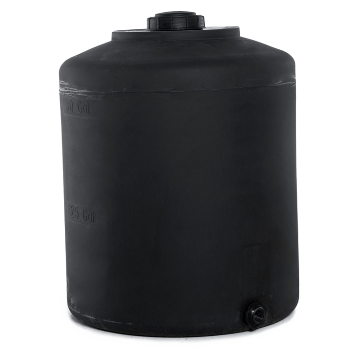 Bushman 65 Gallon Black Vertical Water Storage Tank