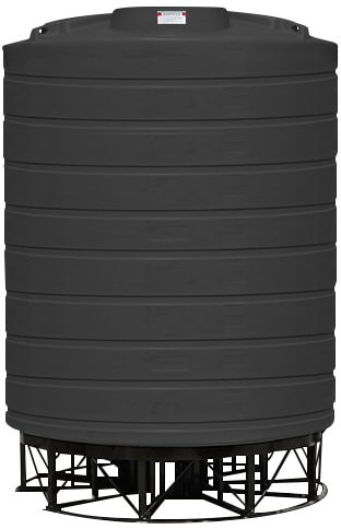 Enduraplas 6000 Gallon Black Cone Bottom Tank