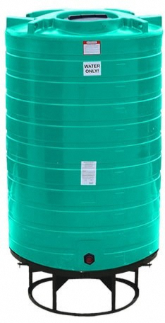 Enduraplas 1100 Gallon Green Cone Bottom Tank with Stand