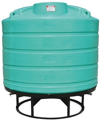 Enduraplas 1550 Gallon Green Cone Bottom Tank with Stand