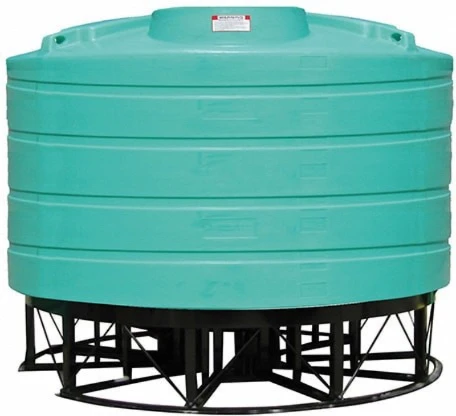 Enduraplas 2520 Gallon Green Cone Bottom Tank with Stand